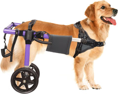 Dog Wheelchair for Back Legs - Lightweight Aluminum Alloy Dog Wheelchair Medium